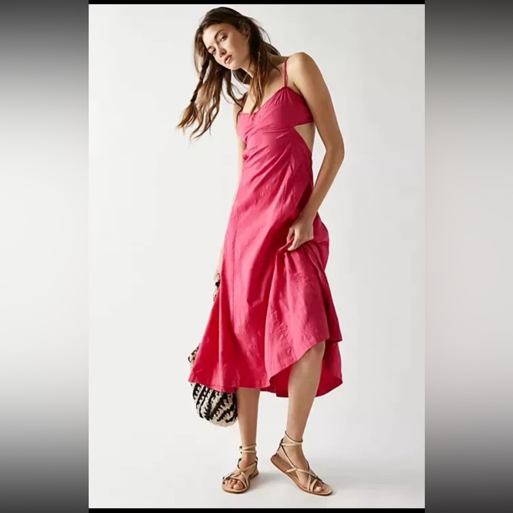 Free People Inma Midi Dress Size M